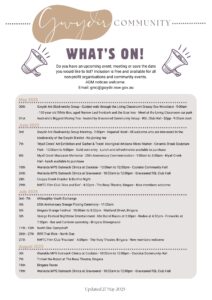 What’s On 27 May 2025