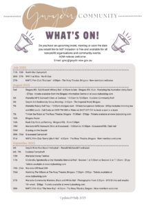 What’s On 9 July 2025