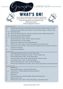 What’s On 14 September 2026
