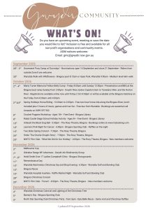 What’s On 29 September 2026